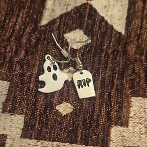 Ghost and RIP Earrings